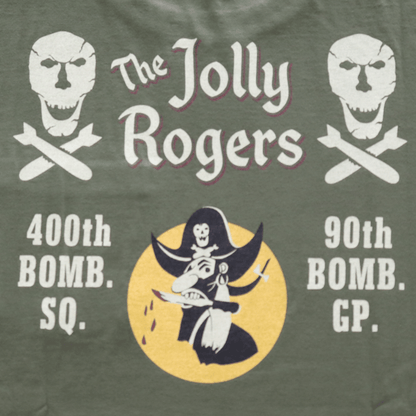 BUZZ RICKSON'S BR79711 S/S POCKET T-SHIRT "JOLLY ROGERS" Pocket T-shirt Jolly Rogers Short-sleeved T-shirt T-shirt Military T-shirt Printed T-shirt