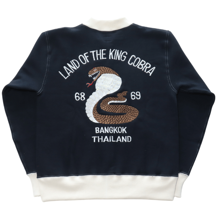 CUSHMAN クッシュマン 26386 SWEAT SOUVENIR JACKET KING COBRA スウェット スーベニア ジャケット キングコブラ