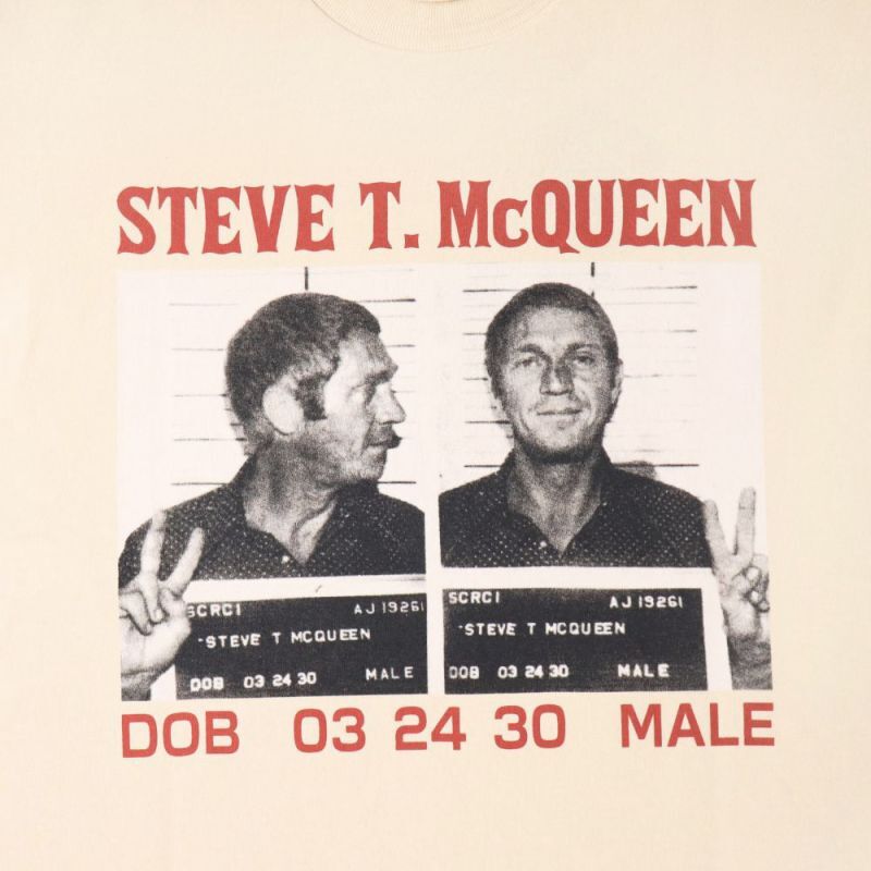 TOYS McCOY トイズマッコイ TMC2403 S. McQUEEN™ TEE" DOB 03 24 30 MALE " マックィーンT