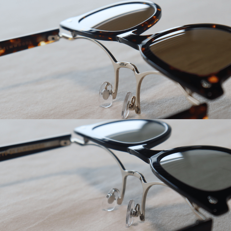 ORGUEIL オルゲイユ OR-7358B/D Flip-Up Glass フリップアップグラス サングラス メガネ 跳ね上げ ウェリントンタイプ