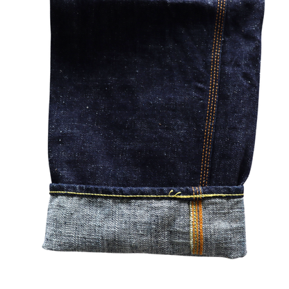 SAMURAI JEANS サムライジーンズ SM410DBN サムライ自動車倶楽部 17ozダブルニーワークパンツ 特ザラセルビッチデニム