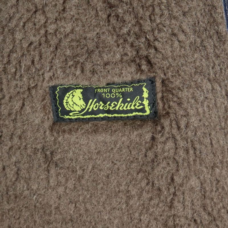 Y'2 LEATHER ワイツーレザー IN-1 INDIGO HORSE N-1 LININGCOLLAR MOUTON ALPACA & WOOL typeN-1 インディゴホース ムートン