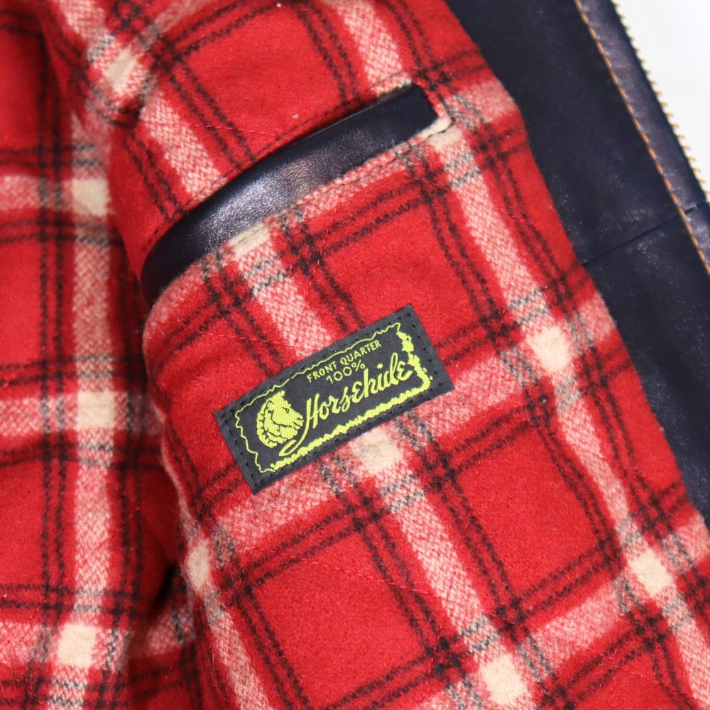 Y'2 LEATHER ワイツーレザー INDIGO HORSE GRIZZLY JACKET Y2-10-25SP 25th Anniversary Limited 25周年記念 インディゴホース グリズリージャケット クマジャン