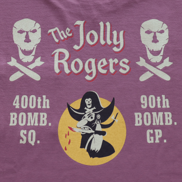 BUZZ RICKSON'S BR79711 S/S POCKET T-SHIRT "JOLLY ROGERS" Pocket T-shirt Jolly Rogers Short-sleeved T-shirt T-shirt Military T-shirt Printed T-shirt