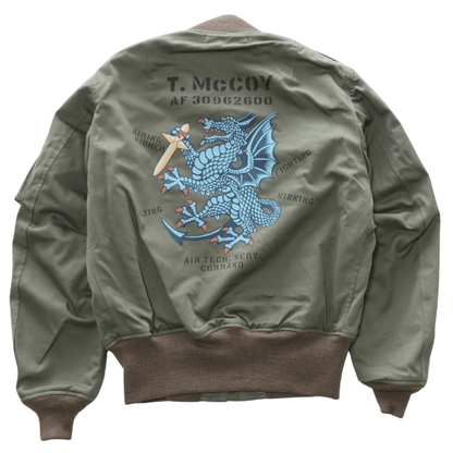 TOYS McCOY TMJ2604 TYPE L-2 TEST SAMPLE T. McCOY "AF 30962600" Type L-2 Test Sample Toys McCoy L-2 Jacket Military Jacket Brand 30th Anniversary Design Anniversary Model