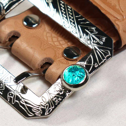 ATTRACTIONS アトラクションズ × ACE WESTERN BELTS Special Collaboration Belts  エースウエスタンベルト スペシャルコラボレーションベルト A20032 スタッズベルト