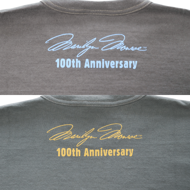 TOYS McCOY TMC2620 MARILYN MONROE TEE " HOLLYWOOD LEGEND " Marilyn Monroe T-shirt Short-sleeved T-shirt Print T-shirt Anniversary
