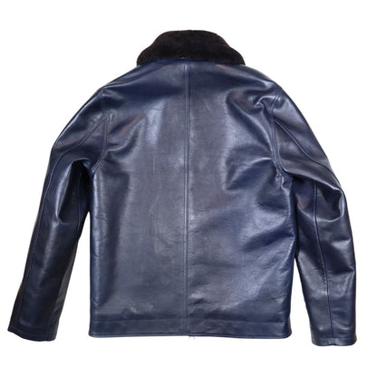 Y'2 LEATHER ワイツーレザー IN-1 INDIGO HORSE N-1 LININGCOLLAR MOUTON ALPACA & WOOL typeN-1 インディゴホース ムートン