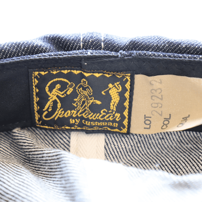 CUSHMAN 29232 CASQUETTE 10oz Denim Black Chambray Cap