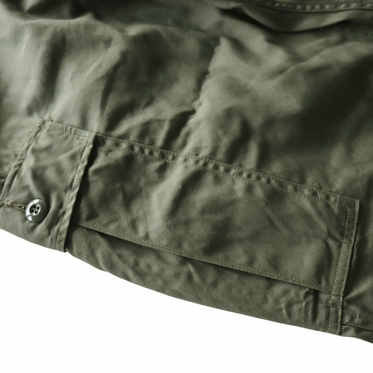 BUZZ RICKSON'S BR42500 TROUSERS, MEN'S, COTTON WIND RESISTANT POPLIN, OLIVE GREEN, ARMY SHADE 107 SHORT LENGTH Military Cargo Trousers