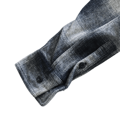 CUSHMAN クッシュマン 25706 COTTON TWEED CHECK HALF ZIP WORK SHIRTS コットンツイードチェックハーフジップワークシャツ 長袖シャツ