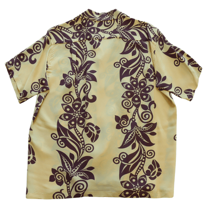 SUN SURF SS39616 S/S RAYON HAWAIIAN SHIRT "PICTOGRAPH FLOWER" Rayon Hawaiian Shirt, Pictograph Flower, Hawaiian Shirt, Aloha Shirt, Hawaiian Flowers, Short Sleeve Shirt