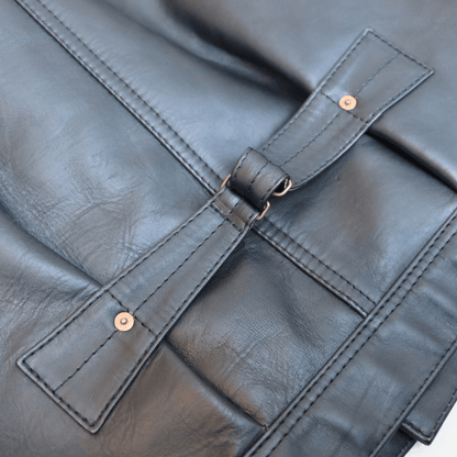 Y'2 LEATHER ワイツーレザー SHB-163 HORSE SUMI DYED HORSE '50s TYPE II JEAN JACKET 墨染ホース50sタイプ2ジーンジャケット レザージャケット Gジャンモデル 馬革