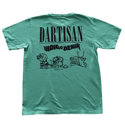 STUDIO D'ARTISAN 8212B USA Cotton Print T-Shirt, Men's Short Sleeve T-Shirt, American Casual Style, US Cotton Body, Dalci Pig Parody Series