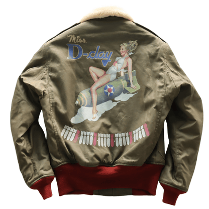TOYS McCOY トイズマッコイ TMJ2528 TYPE B-10 TOYS McCOY MFG.CO. " Miss D-day " B-10 ジャケット ミリタリージャケット 赤リブ