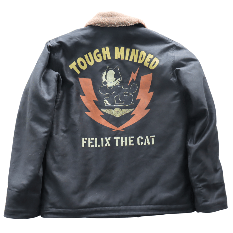 TOYS McCOY トイズマッコイ TMJ2522 N-1 DECK JACKET FELIX THE CAT "TOUGH MINDED" デッキジャケット  フィリックス ザ キャット N-1 デッキジャケット
