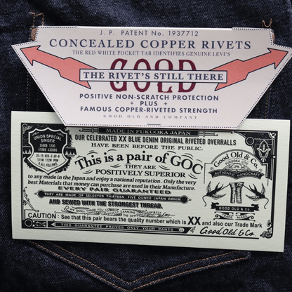 Good Old & Co グッドオールド G1922XX-DWO DENIM WAIST OVERALLS デニムウエストオーバーオールズ ヴィンテージデニム