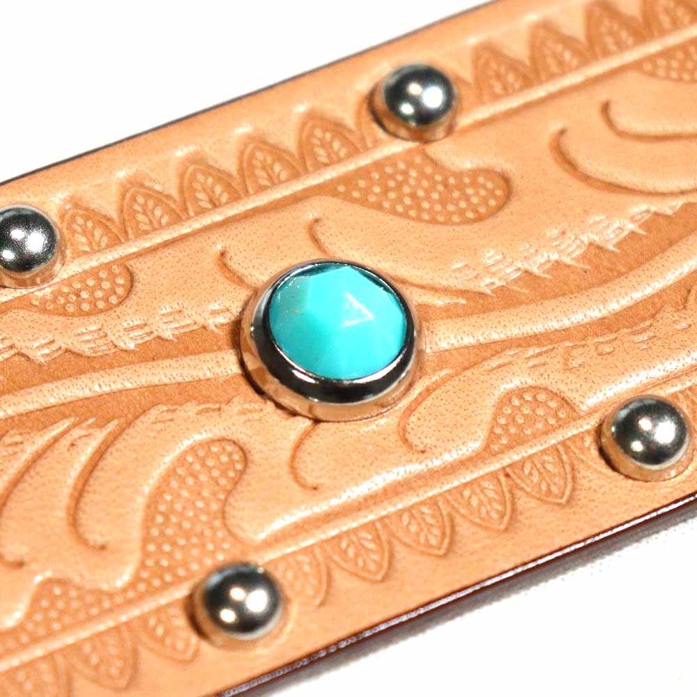 ATTRACTIONS アトラクションズ × ACE WESTERN BELTS Special Collaboration Belts  エースウエスタンベルト スペシャルコラボレーションベルト A20032 スタッズベルト