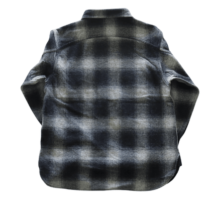 CUSHMAN クッシュマン 25706 COTTON TWEED CHECK HALF ZIP WORK SHIRTS コットンツイードチェックハーフジップワークシャツ 長袖シャツ