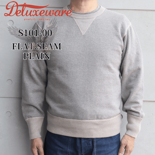 DELUXEWARE デラックスウエア S101-00 FLAT.SEAM PLAIN フラットシームプレーン