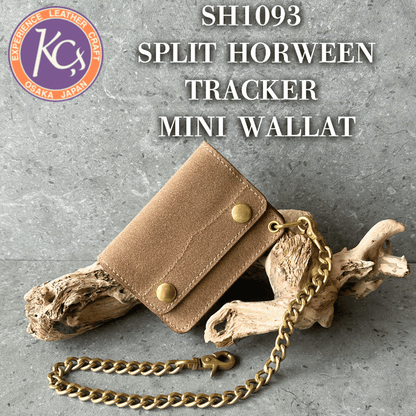 KC's ケイシイズ SH1093 SPLIT HORWEEN TRACKER MINI WALLAT スプリットホーウィントラッカーミニウォレット 財布 メンズ ミニトラッカーウォレット アメカジ クロムエクセル ラフアウト