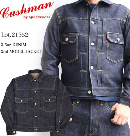 CUSHMAN  クッシュマン 21352  13.5oz デニム 2ndモデル ジャケット リジット