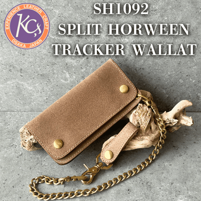 KC's ケイシイズ SH1092 SPLIT HORWEEN TRACKER WALLAT スプリットホーウィントラッカーウォレット 財布 メンズ 長財布 トラッカーウォレット アメカジ クロムエクセル ラフアウト