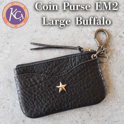 KC's ケイシイズ KCP001 Coin Purse EM2 Large Buffalo コインケースEM2ラージ バッファロー 財布 小銭入れ コインケース アメカジ バイソン革