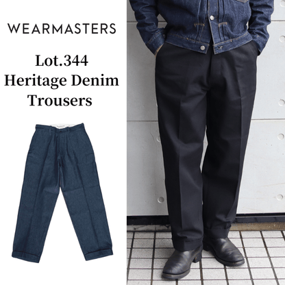 Wearmasters ウエアマスターズ Lot.344 Heritage Denim Trousers ヘリテージ デニム トラウザーズ ワークパンツ スラックス