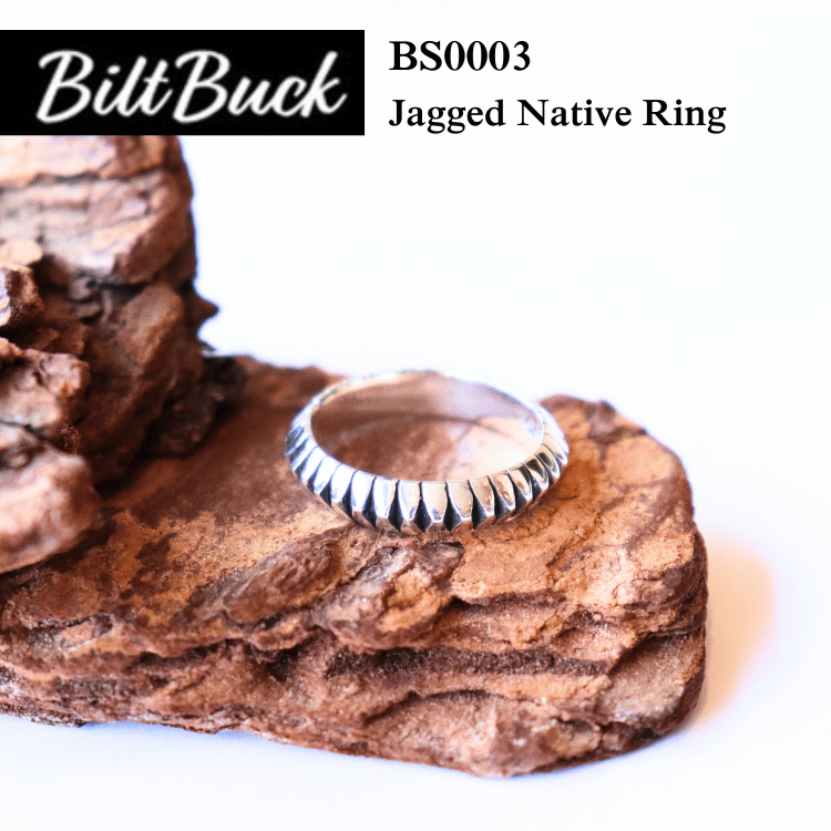 BILT BUCK ビルトバック BS0003 Jagged Native Ring ジャゲッドネイティブリング 925