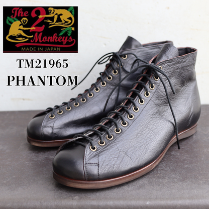 The 2 Monkeys TM21965 PHANTOM Leather Boots Work Boots Monkey Boots Horween Horsehide