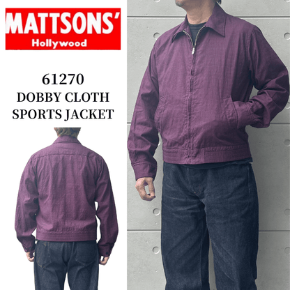 MATTSONS マットソンズ 61270 DOBBY CLOTH SPORTS JACKET ドビークロススポーツジャケット アメカジ メンズ ジャケット スポーツジャケット