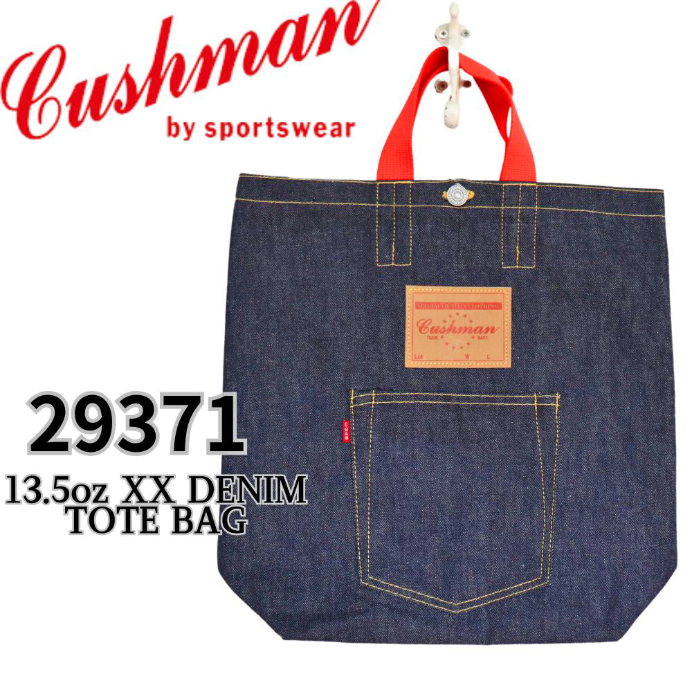 CUSHMAN クッシュマン 13.5oz XX DENIM TOTE BAG デニムトートバッグ 29371