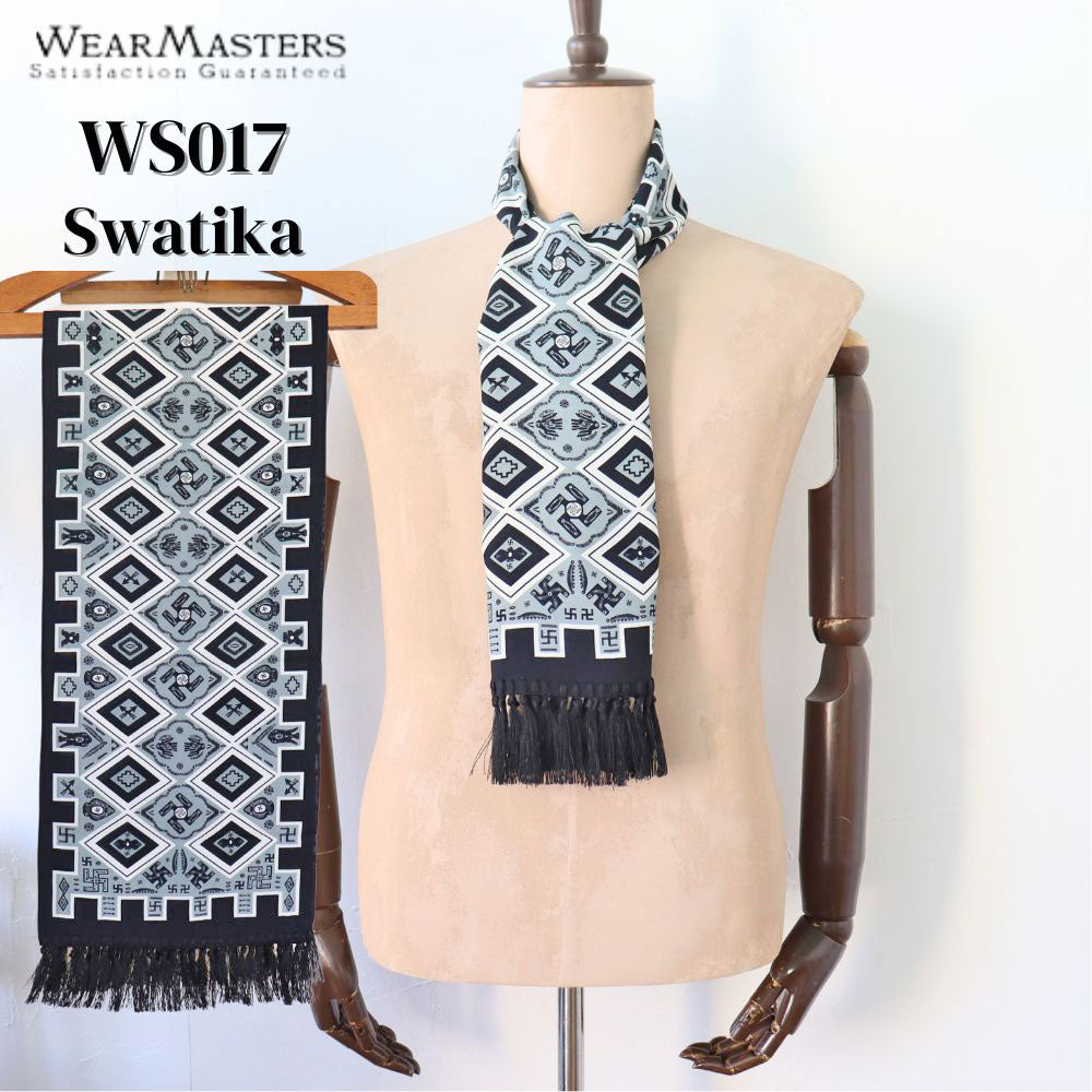 WEARMASTERS ウエアマスターズ by ATTRACTIONS  Swastika Scarf スワスティカ スカーフ WS017