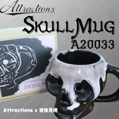ATTRACTIONS アトラクションズ x 波佐見焼  A20033 スカルマグ Skull Mug 陶磁器