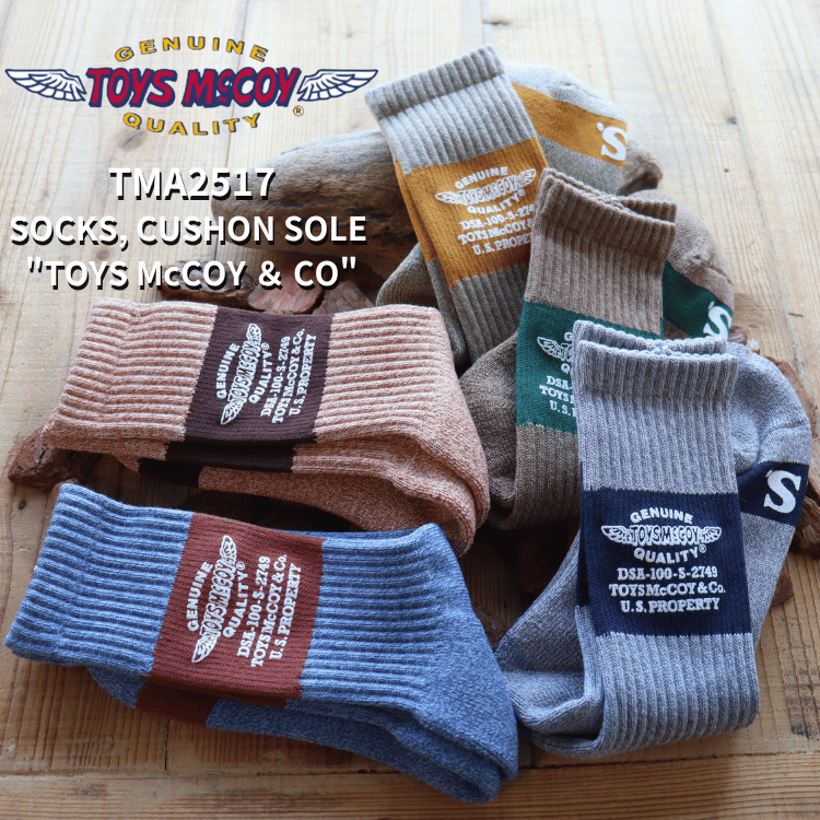 TOYS McCOYトイズマッコイ SOCKS, CUSHON SOLE TMA2517 靴下 footwear グッズ