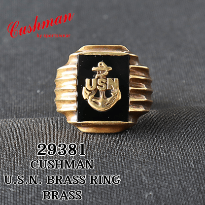 CUSHMAN 29381 USN BRASS RING BRASS US Navy Brass Ring Brass