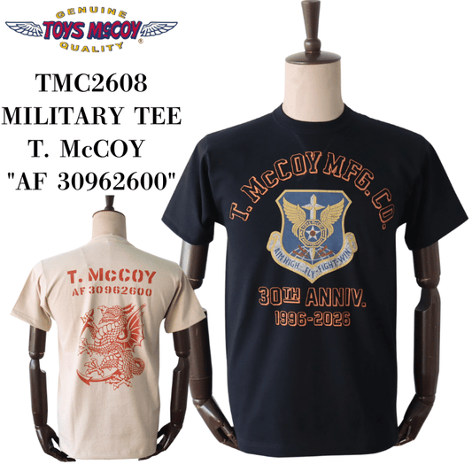 TOYS McCOY トイズマッコイ TMC2608 MILITARY TEE T. McCOY "AF 30962600" ミリタリーT 半袖Tシャツ L-2 TEST SAMPLE プリントT ドラゴン