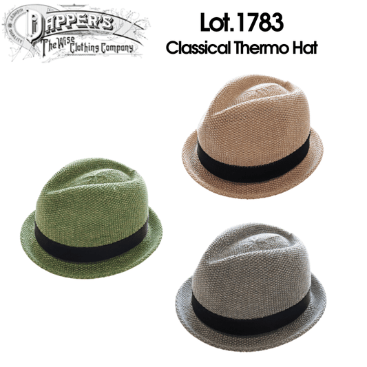 DAPPER'S ダッパーズ LOT1783 Classical Thermo Hat クラシカルサーモハット 特殊な擬麻生地