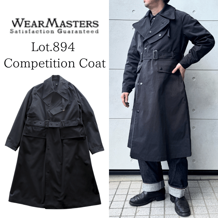 WEARMASTERS by Attractions Lot. 894 Competition Coat, Modern Heritage Long Coat, Waterproof