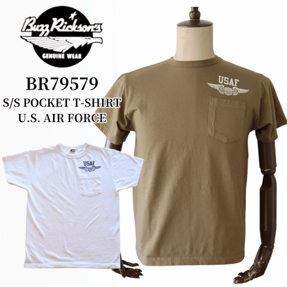 BUZZ RICKSON'S バズリクソンズ BR79579 S/S POCKET T-SHIRT U.S. AIR FORCE 半袖Tシャツ USAF ポケットT