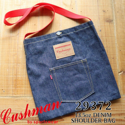 CUSHMAN クッシュマン 29372 13.5oz DENIM SHOULDER BAG デニム ショルダーバッグ