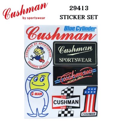 CUSHMAN クッシュマン 29413 STICKER SET ステッカーセット アメカジ ステッカー