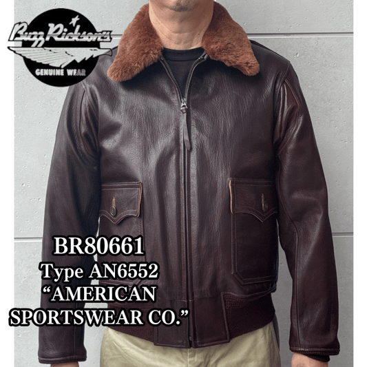 BUZZ RICKSON'S バズリクソンズ BR80661 Type AN6552 “AMERICAN SPORTSWEAR CO.” M-422Aの後継モデル ゴートスキン