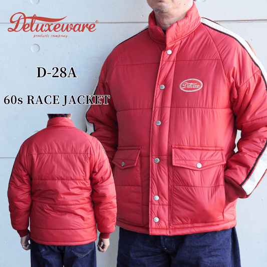DELUXEWARE D-28A 60s RACE JACKET Nylon Jacket Racing Jacket
