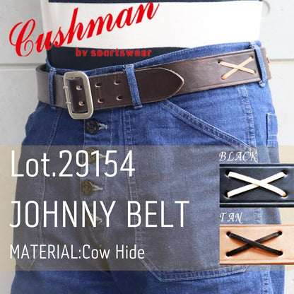 CUSHMAN クッシュマン 29154 JOHNNY BELT 映画「乱暴者」ジョニー着用モデルを再現 "ジョニーベルト" 40mm