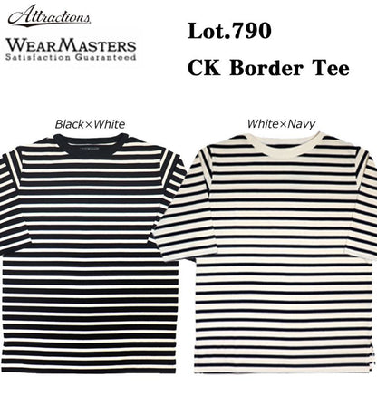 WEARMASTERS ウエアマスターズ Lot.790 CK Border Tee ボーダーTシャツ 5分袖