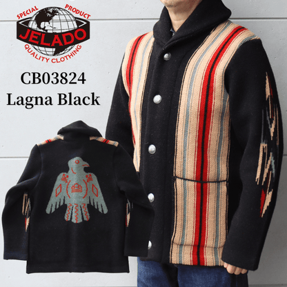 JELADO ジェラード JELADO Lagna Black CB03824 ニットカーディガン チマヨ柄