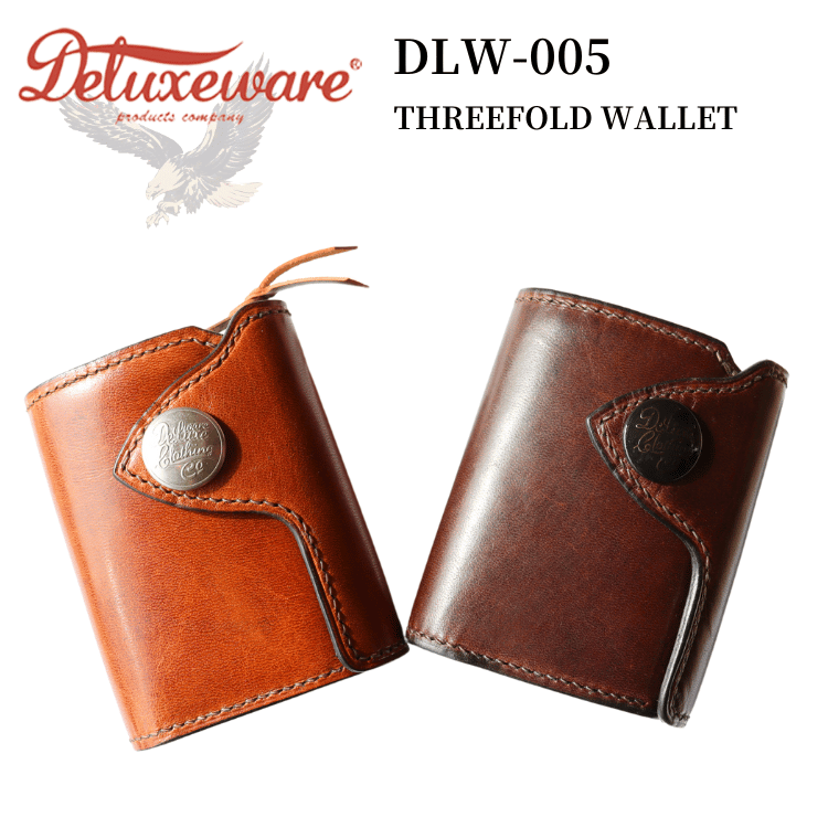 DELUXEWARE デラックスウエア DLW-005 THREEFOLD WALLET 3つ折りウォレット 財布