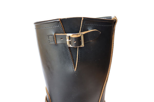 BILT BUCK ビルトバック Lot.444 Engineer Boots  Horsebutt Black エンジニアブーツ ホースバット ブラック ATTRACTIONSアトラクションズ フルベジタブルタンニング・ホースバットレザー BILTBUCKオリジナルセパレートソール